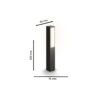 Philips 8720169257351 LED venkovní sloupek Stratosphere | 3,8W integrovaný LED zdroj | 800lm | 2700K