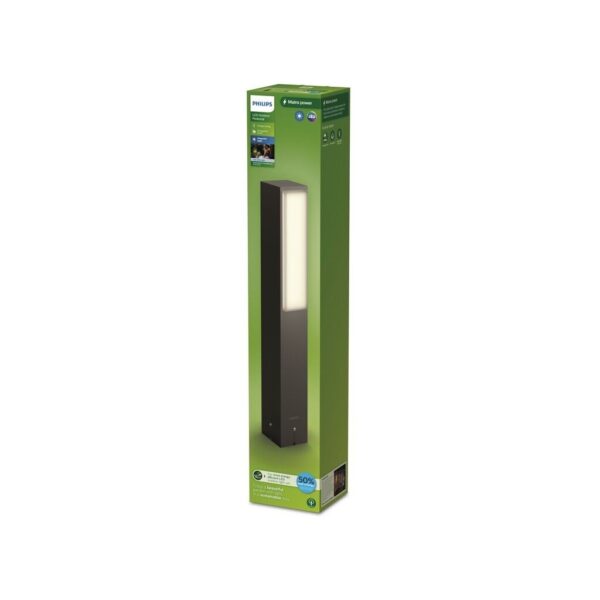 Philips 8720169257375 LED venkovní sloupek Stratosphere | 3,8W integrovaný LED zdroj | 800lm | 4000K
