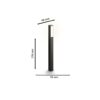 Philips 8720169257450 LED venkovní sloupek Stratosphere | 3,8W integrovaný LED zdroj | 800lm | 2700K