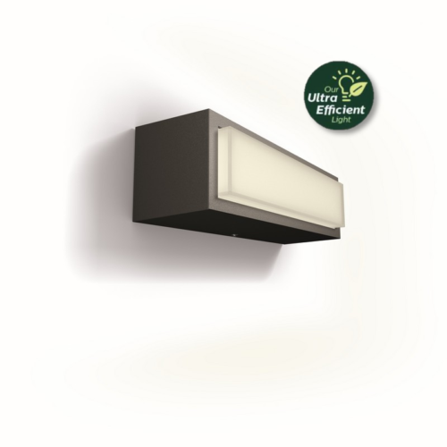 Philips 8720169257498 LED venkovní nástěnné svítidlo Stratosphere | 3,8W integrovaný LED zdroj | 800lm | 4000K