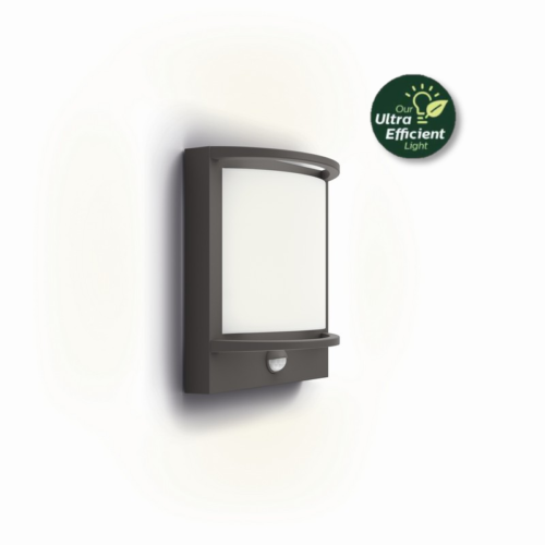 Philips 8720169263710 LED venkovní nástěnné svítidlo Samondra | 3,8W integrovaný LED zdroj | 800lm | 2700K