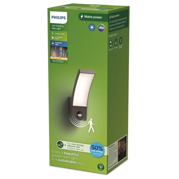 Philips 8720169263819 LED venkovní nástěnné svítidlo Splay  | 3,8W integrovaný LED zdroj | 800lm | 2700K