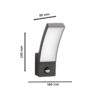 Philips 8720169263819 LED venkovní nástěnné svítidlo Splay  | 3,8W integrovaný LED zdroj | 800lm | 2700K