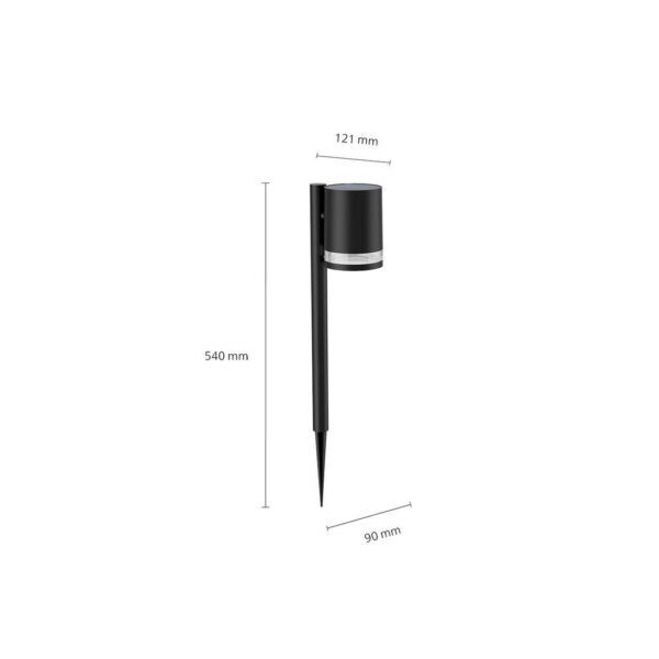 Philips 8720169265561 LED solární venkovní svítidlo k zapíchnutí Fyce | 1,5W integrovaný LED zdroj | 200lm | 2700K