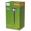 Philips 8720169265721 LED solární venkovní svítidlo k zapíchnutí Vapora | 1,5W integrovaný LED zdroj | 200lm | 2700K