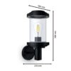 Philips 8720169266513 venkovní nástěnné svítidlo Listra E27