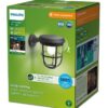 Philips 8720169267176 LED solární venkovní nástěnné svítidlo Radii | 1,3W integrovaný LED zdroj | 3000K