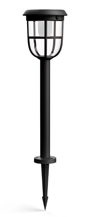 Philips 8720169267213 LED solární venkovní sloupek Radii | 1,3W integrovaný LED zdroj | 3000K