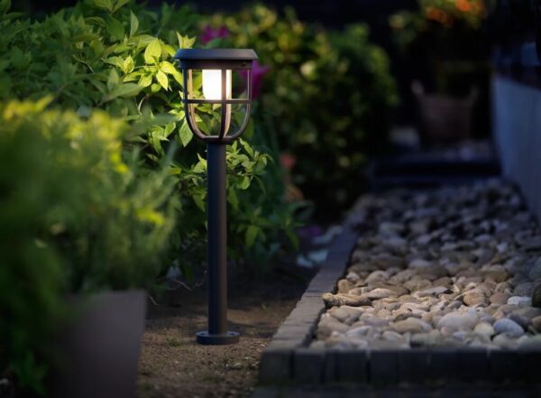 Philips 8720169267213 LED solární venkovní sloupek Radii | 1,3W integrovaný LED zdroj | 3000K