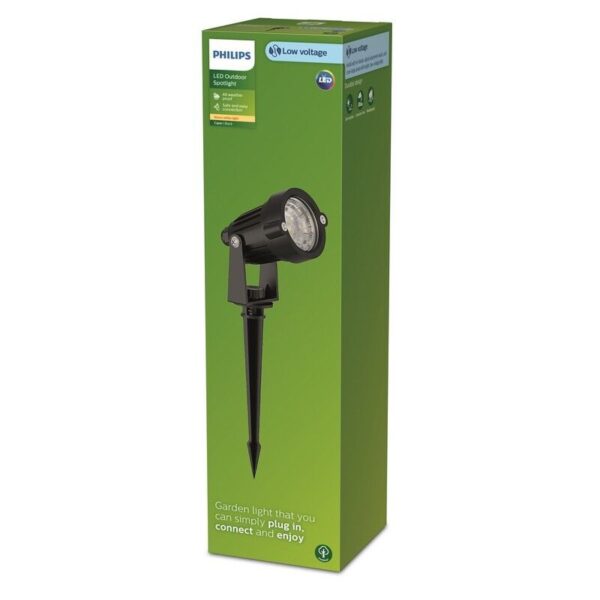Philips 8720169269217 LED nízkonapěťové venkovní svítidlo Caper | 1,5W integrovaný LED zdroj | 2700K