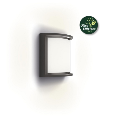 Philips 8720169276864 LED venkovní nástěnné svítidlo Samondra | 3,8W integrovaný LED zdroj | 800lm | 2700K