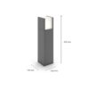 Philips 8720169278066 LED venkovní sloupek Arbour | 3,8W integrovaný LED zdroj | 800lm | 2700K