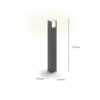 Philips 8720169278080 LED venkovní sloupek Arbour | 3,8W integrovaný LED zdroj | 800lm | 2700K