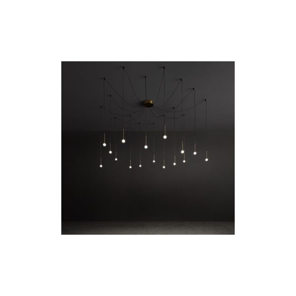 Ideal lux I284019 LED závěsné stropní svítidlo LUCCIOLA | 16W integrovaný LED zdroj | 1500lm | 3000K