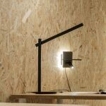 Ideal lux I289151 LED stolní lampička PIVOT | 7,5W integrovaný LED zdroj | 700lm | 3000K