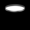Ideal lux I292205 LED přisazené stropní svítidlo FLY | 53W integrovaný LED zdroj | 7500lm | 3000K