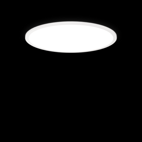 Ideal lux I292250 LED přisazené stropní svítidlo FLY | 53W integrovaný LED zdroj | 7500lm | 3000K