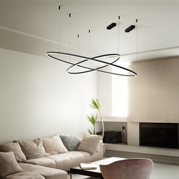 Ideal lux I304441 LED závěsné stropní svítidlo ORACLE SLIM | 55W integrovaný LED zdroj | 5700lm | 4000K