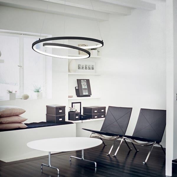 Ideal lux I304588 LED závěsné stropní svítidlo OZ | 55W integrovaný LED zdroj | 6100lm | 3000K