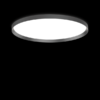 Ideal lux I306636 LED přisazené stropní svítidlo FLY | 65W integrovaný LED zdroj | 9900lm | 4000K