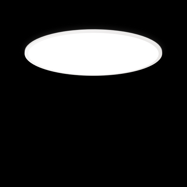 Ideal lux I306681 LED přisazené stropní svítidlo FLY | 65W integrovaný LED zdroj | 9400lm | 3000K
