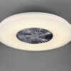 Trio R62402906 LED svítidlo s ventilátorem Visby 1x60W | 4400lm | 3000-6500K - nastavitelné, s dálkovým ovladačem