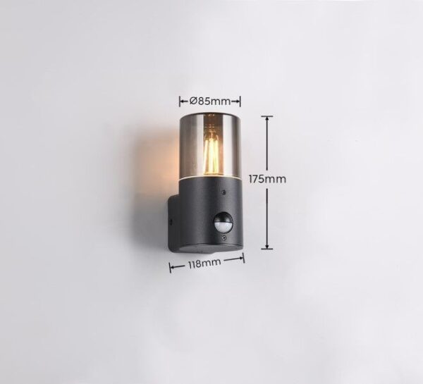 Trio T222260132 venkovní nástěnné svítidlo HOOSIC E27