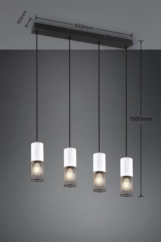 Trio T304300434 závěsné stropní svítidlo TOSH E27 | 6
