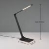 Trio T545310132 LED stolní lampička TRAVIS | 6,5W integrovaný LED zdroj | 650lm | 3000+4500+6500K