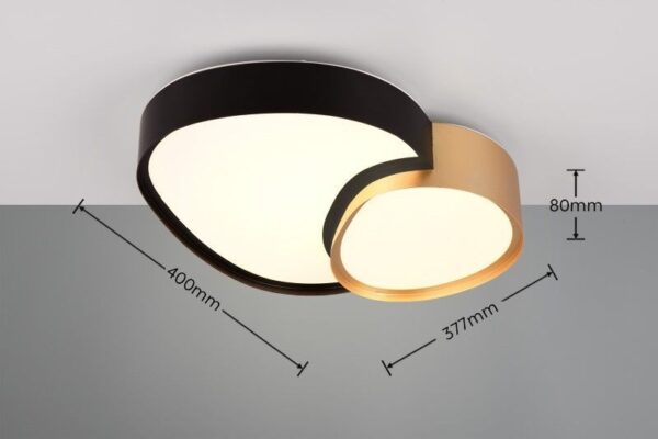 Trio T647510280 LED přisazené stropní svítidlo RISE | 21W integrovaný LED zdroj | 2400lm | 2700-6500K