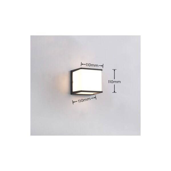 Trio Reality TR27446132 LED venkovní nástěnné svítidlo CALERA | 8W integrovaný LED zdroj | 800lm | 3000K