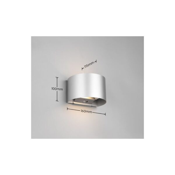 Trio Reality TR27769187 LED venkovní nástěnné svítidlo TALENT | 2x5W integrovaný LED zdroj | 50lm | 3000K