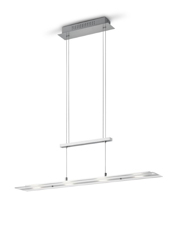 Trio Reality TR32004107 LED závěsné stropní svítidlo MILOS | 4x5W integrovaný LED zdroj | 2200lm | 3000K