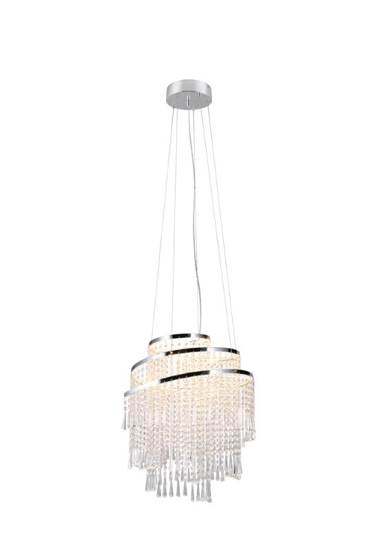 Trio Reality TR37349106 LED závěsné stropní svítidlo POMP | 38W integrovaný LED zdroj | 5500lm | 2700-6500K