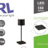 Trio Reality TR54096132 LED venkovní stolní svítidlo FERNANDEZ | 1,5W integrovaný LED zdroj | 130lm | 4000K