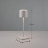 Trio Reality TR54096177 LED venkovní stolní svítidlo FERNANDEZ | 1,5W integrovaný LED zdroj | 130lm | 4000K