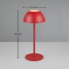 Trio Reality TR54106110 LED venkovní stolní svítidlo RICARDO | 1,7W integrovaný LED zdroj | 240lm | 3000K