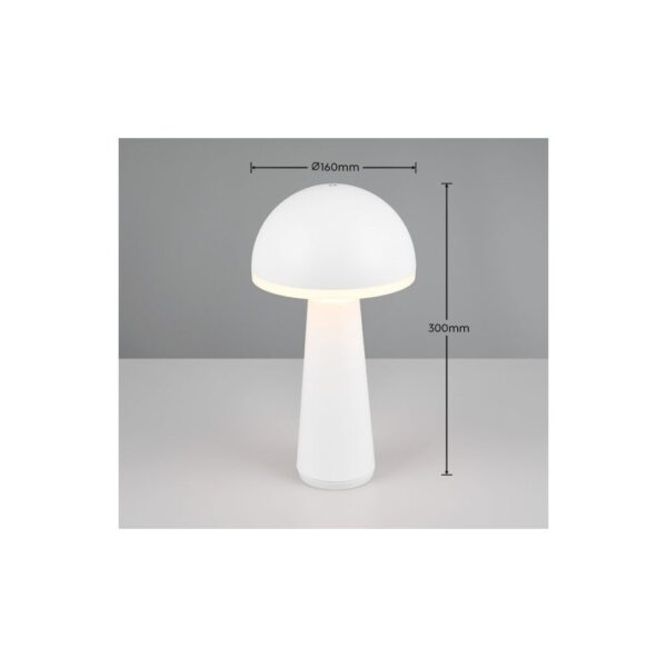 Trio Reality TR57716131 LED venkovní stolní svítidlo FUNGO | 2W integrovaný LED zdroj | 200lm | 3000+4000+5000K