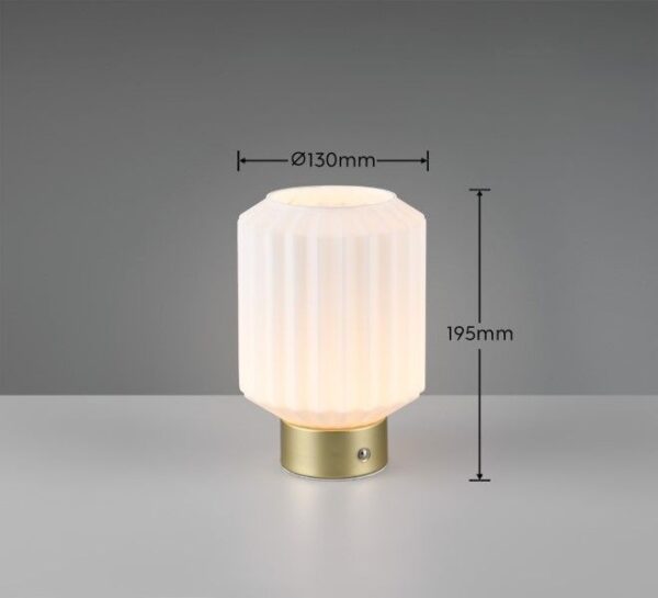 Trio Reality TR57761101 LED stolní lampička LORD | 1,5W integrovaný LED zdroj | 100lm | 3000K