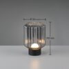 Trio Reality TR57761154 LED stolní lampička LORD | 1,5W integrovaný LED zdroj | 100lm | 3000K