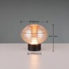 Trio Reality TR57771113 LED stolní lampička EARL | 1,5W integrovaný LED zdroj | 100lm | 3000K