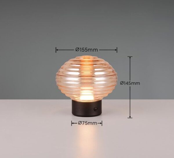 Trio Reality TR57771113 LED stolní lampička EARL | 1,5W integrovaný LED zdroj | 100lm | 3000K