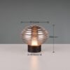 Trio Reality TR57771154 LED stolní lampička EARL | 1,5W integrovaný LED zdroj | 100lm | 3000K