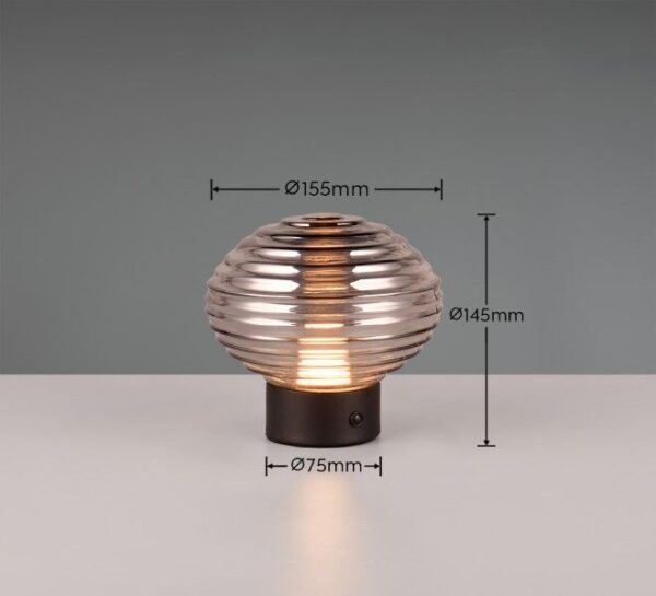 Trio Reality TR57771154 LED stolní lampička EARL | 1,5W integrovaný LED zdroj | 100lm | 3000K