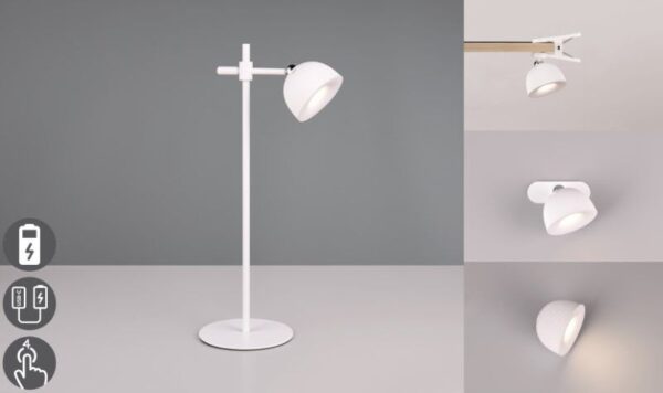 Trio Reality TR57791101 LED stolní lampička MAXIMA | 3W integrovaný LED zdroj | 250lm | 3000K