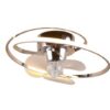 Trio Reality TR67252106 LED ventilátor s osvětlením UMEA  | 38W integrovaný LED zdroj | 4400lm | 2700-6500K