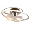 Trio Reality TR67252106 LED ventilátor s osvětlením UMEA  | 38W integrovaný LED zdroj | 4400lm | 2700-6500K