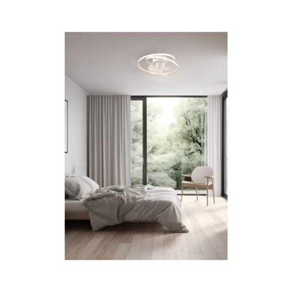 Trio Reality TR67252131 LED ventilátor s osvětlením UMEA  | 38W integrovaný LED zdroj | 4400lm | 2700-6500K