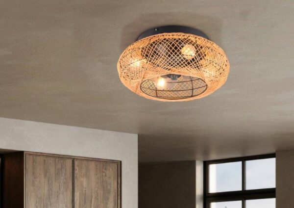 Trio Reality TR67302126 ventilátor s osvětlením LILLESAND E27