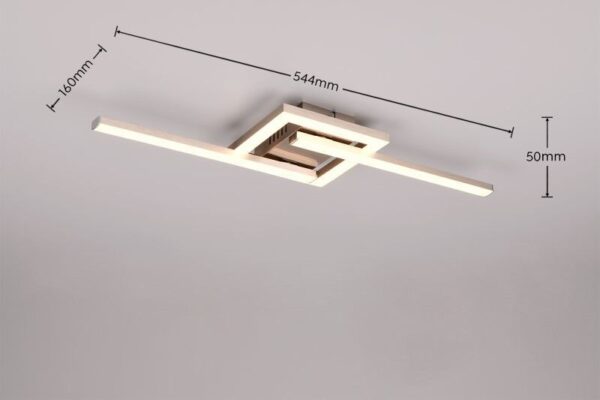 Trio Reality TR67303107 LED přisazené stropní svítidlo VIALE | 17W integrovaný LED zdroj | 1860lm | 3000K